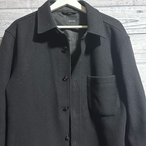 RW&CO. Woolblend Black Shacket - Picture 7 of 7